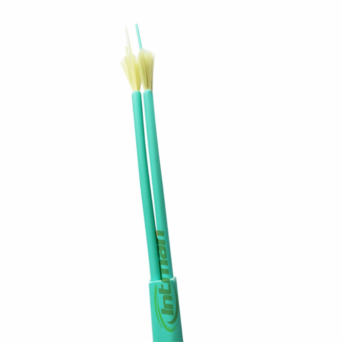 Flat-duplex-OM3-aqua-cable
