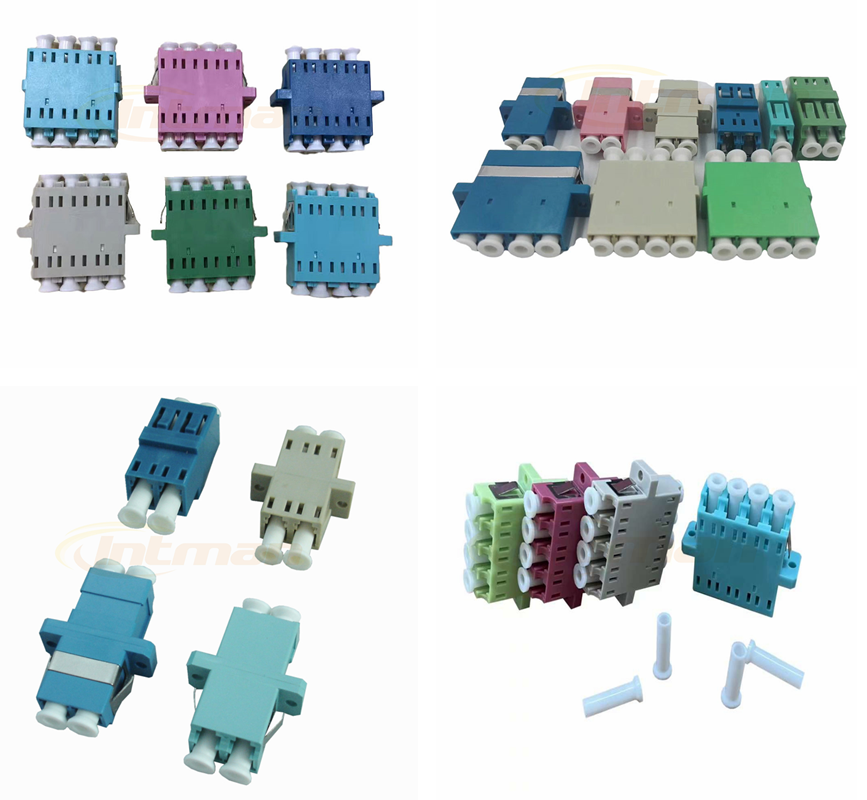 LC Singlemode and Multimode Fiber Optic Adapter Types 