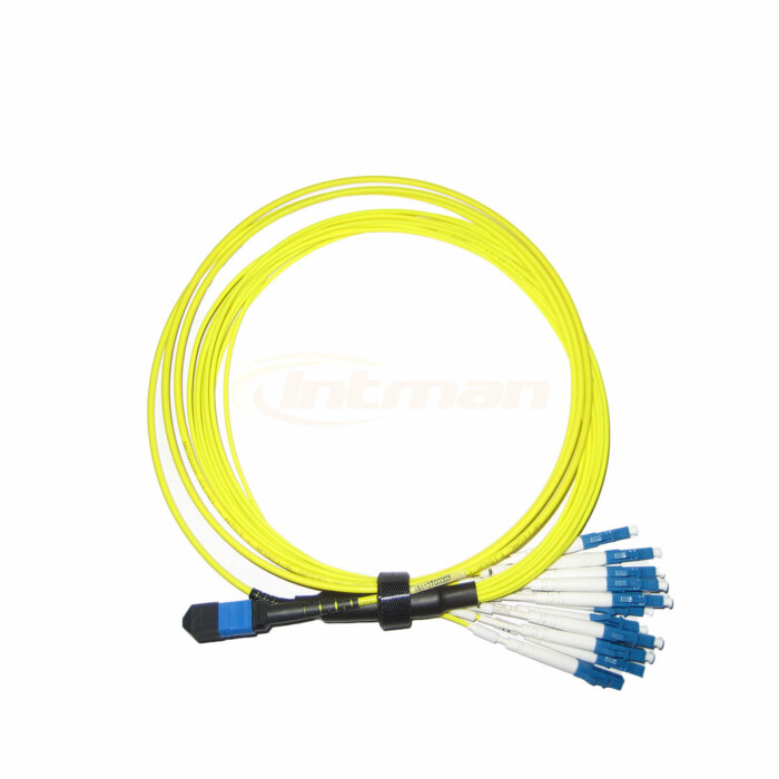 mpo to 12xlc fiber single mode breakout cable