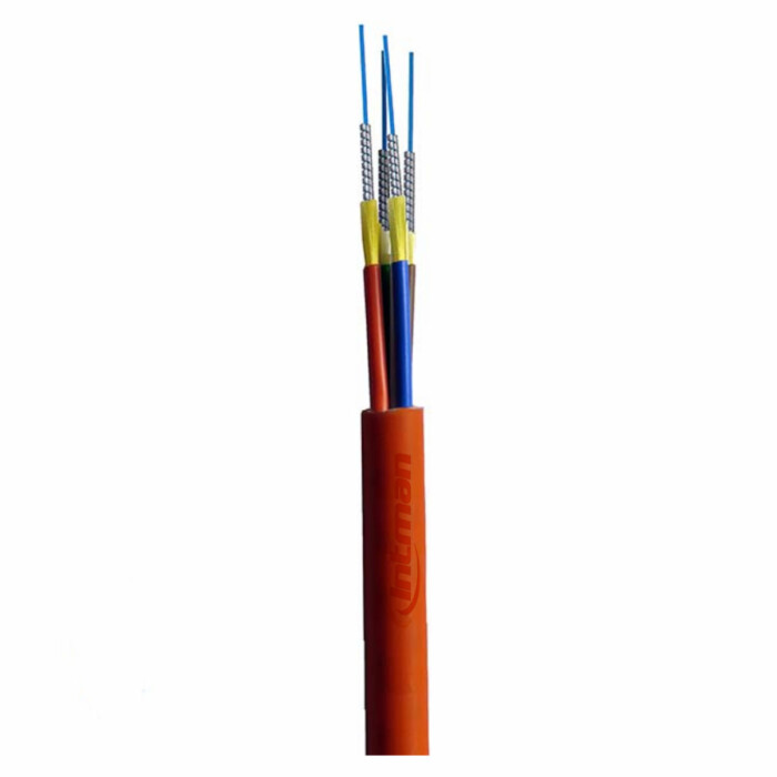 6 strand armored fiber optic cable